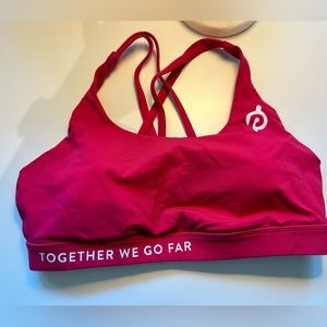 Lululemon Energy Peloton bra in beautiful pink. Like new!